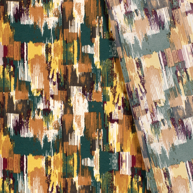 Quattro Stretch tissu Abstrait imprimé 