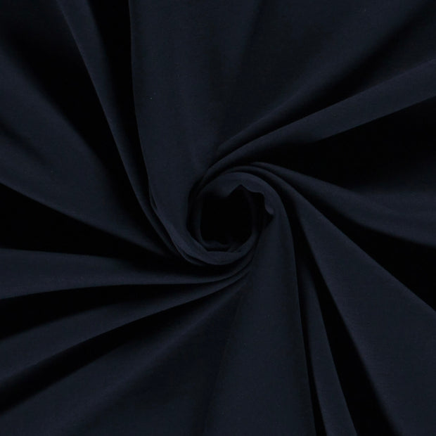 French Terry fabric Unicolour Navy