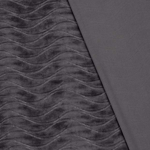 Velvet fabric Abstract embossed 