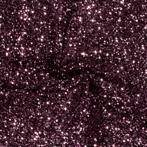 Velvet fabric Old Pink Sequins 