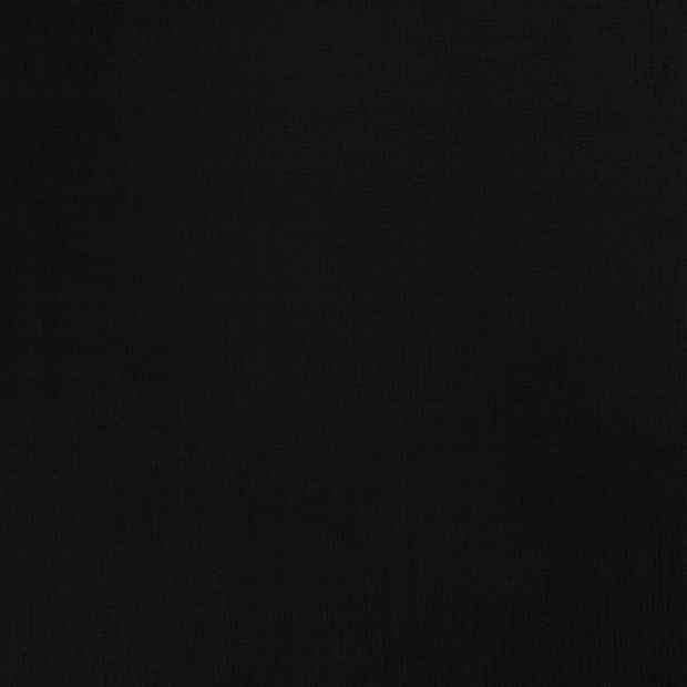 Muslin fabric Black matte 