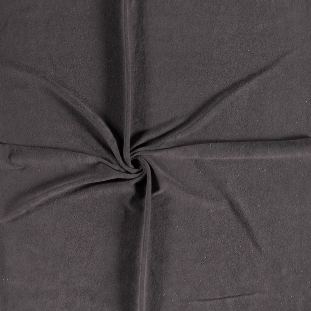 Stretch terry fabric Taupe Grey 