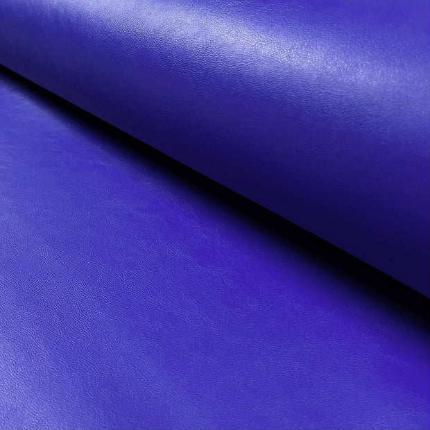 Artificial Leather fabric Unicolour Cobalt
