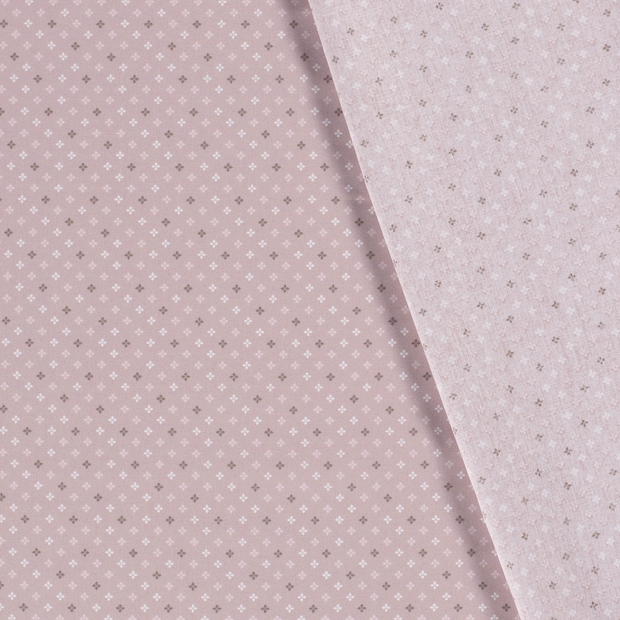 Cotton Poplin fabric Crosses printed 