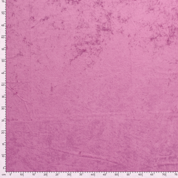 Velvet fabric Unicolour Fuchsia