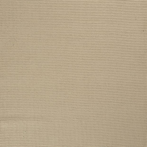 Waffle piqué fabric Ivory matte 