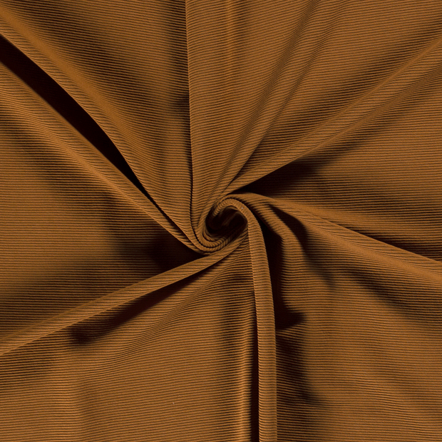 Ottoman jersey tissu Caramel 