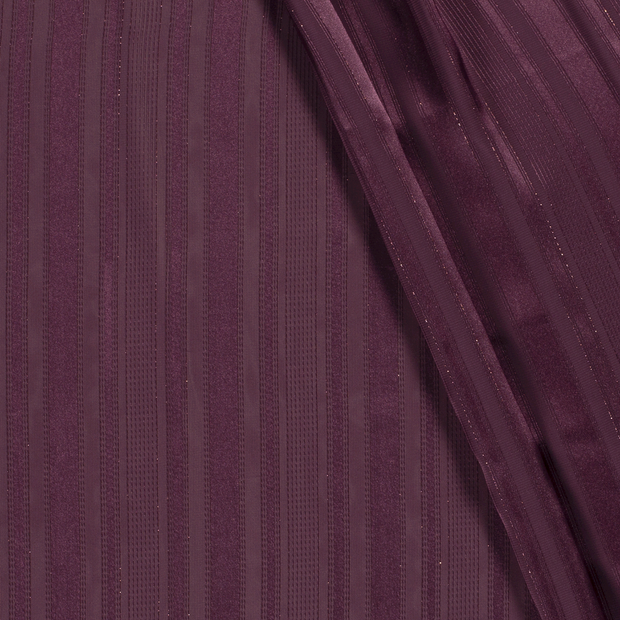 Chiffon Damast fabric Unicolour Lurex 