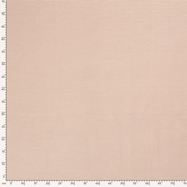 Ottoman jersey fabric Unicolour Salmon