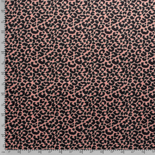 Velvet fabric Cheetah digital printed 
