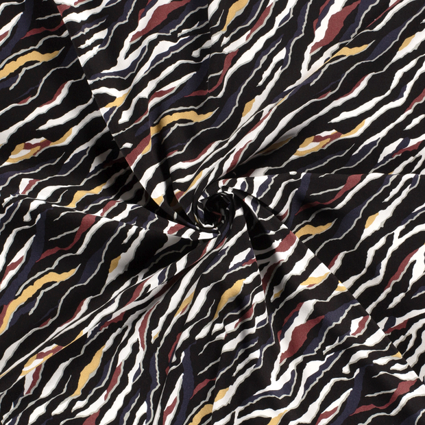 Viscose Twill fabric Camel printed 