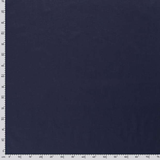 Voile tissu Unicolore Bleu Marine