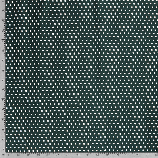 Cotton Poplin fabric Stars printed 