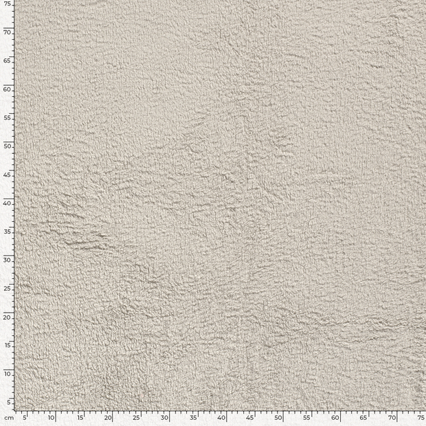 Sherpa Fleece fabric Unicolour Light Grey