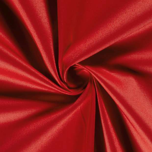 Twill Stretch fabric Unicolour Red