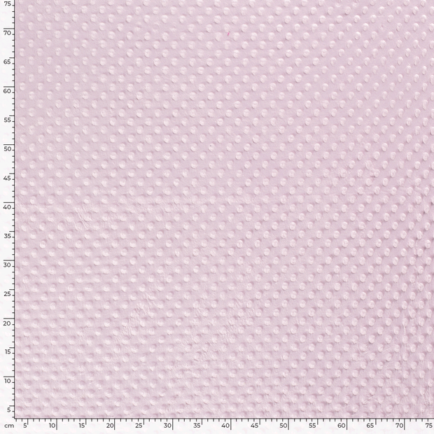 Minky fabric Unicolour Light Pink