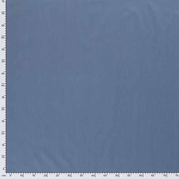 Voile tissu Unicolore Indigo