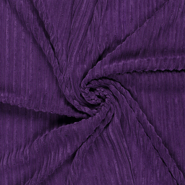 Corduroy 4.5w fabric Purple brushed 