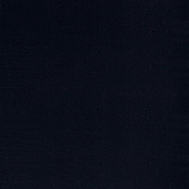 Satin Duchesse fabric Navy silk matte 