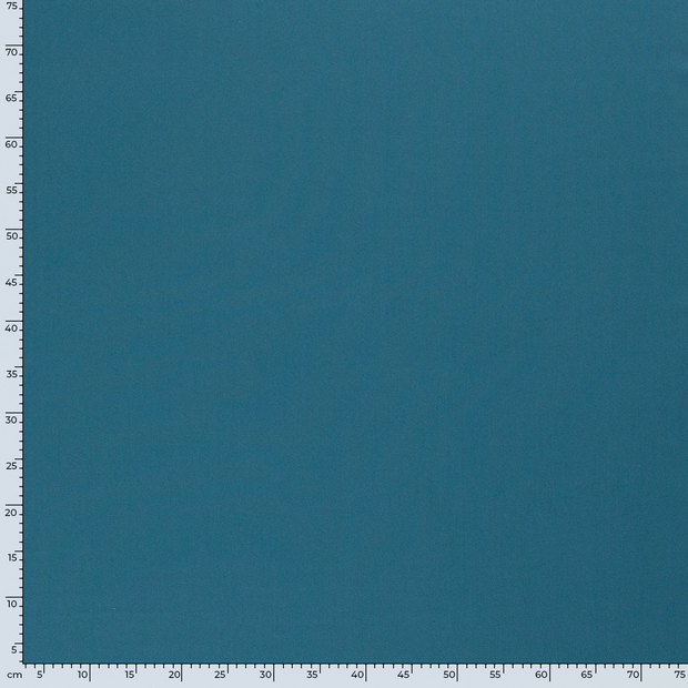 Gabardine tissu Unicolore Bleu Canard