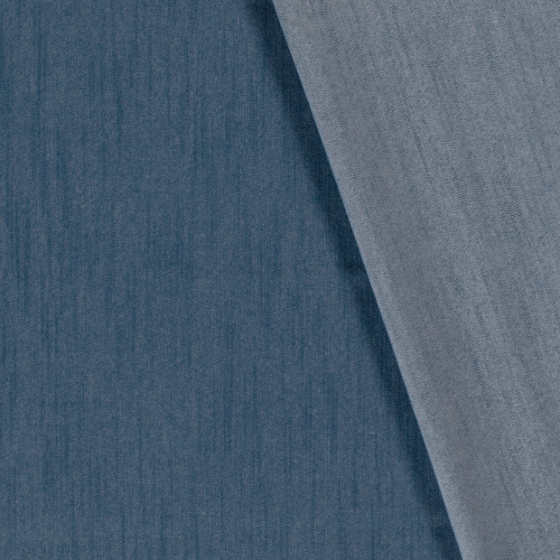 Denim Stretch fabric Unicolour slub 