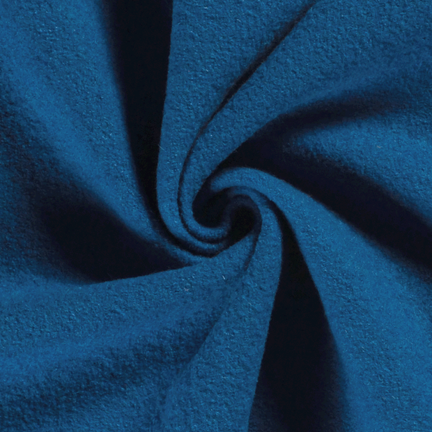 Wool Boucle fabric Unicolour Aqua