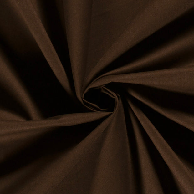 Cretonne fabric Unicolour Brown