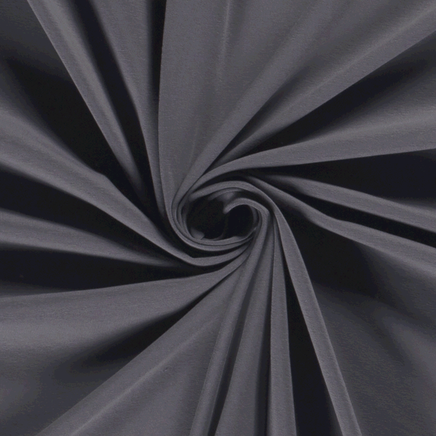 Cotton Jersey fabric Unicolour Dark Grey