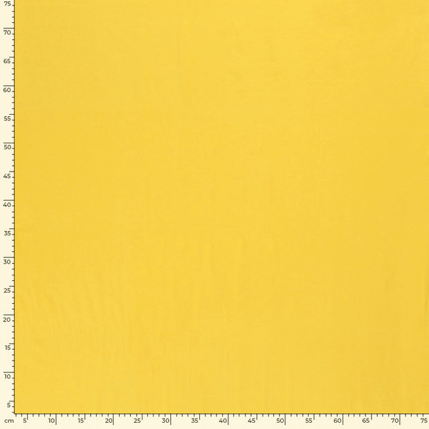 French Terry tissu Unicolore Jaune