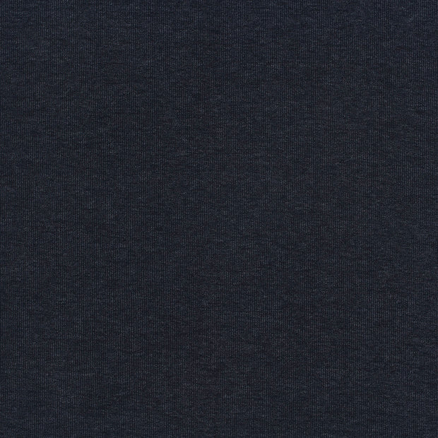 Rib Jersey tissu Bleu Marine mat 