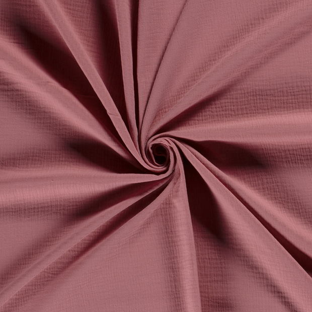 Muslin fabric Old Pink 