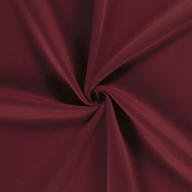 Jogging fabric Cherry Red brushed 