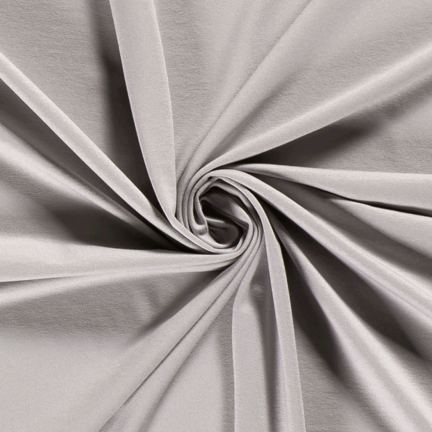 Viscose Jersey fabric Unicolour Light Grey