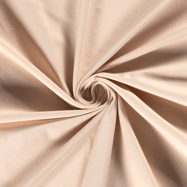 Cotton Jersey fabric Unicolour Salmon