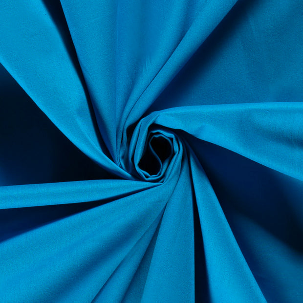 Cretonne fabric Unicolour Aqua