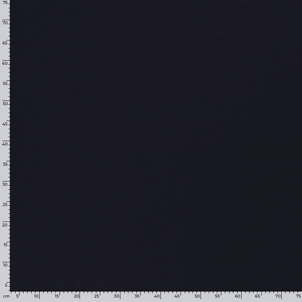 French Terry GOTS organic fabric Unicolour Navy