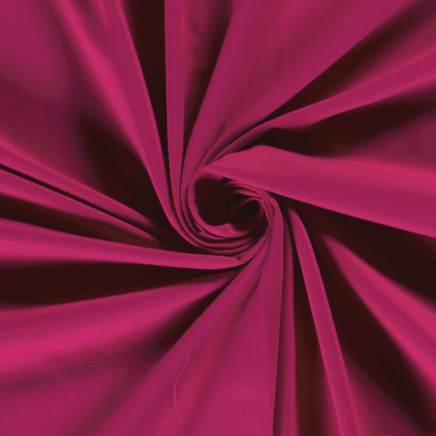 Cotton Jersey fabric Unicolour Fuchsia