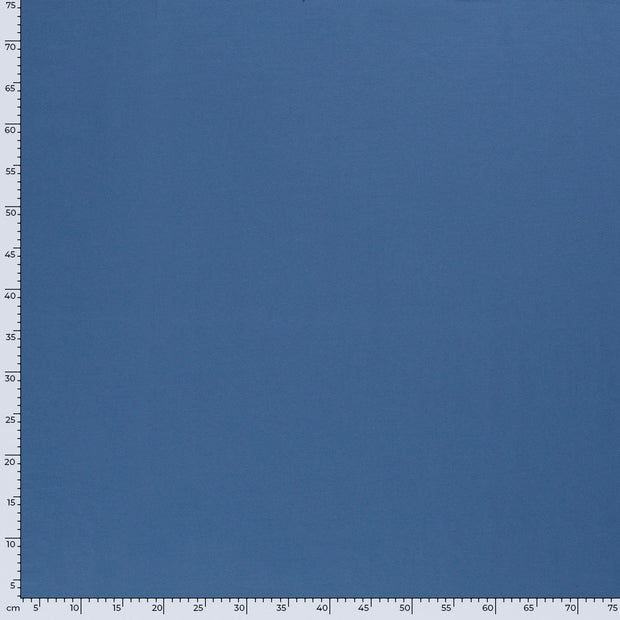 French Terry fabric Unicolour Indigo