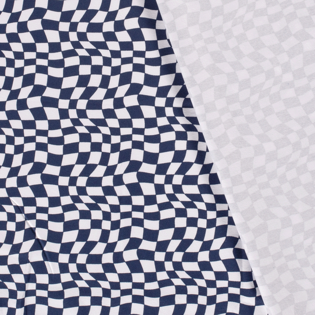 Cotton Jersey fabric Abstract printed 