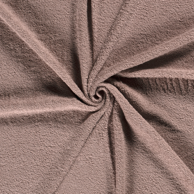 Terry Towelling fabric Nude 