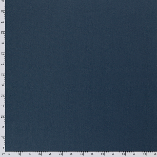 Gabardine stof Effen Indigo