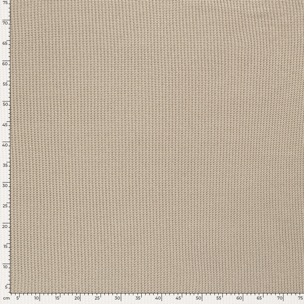 Heavy Knit fabric Cable Beige