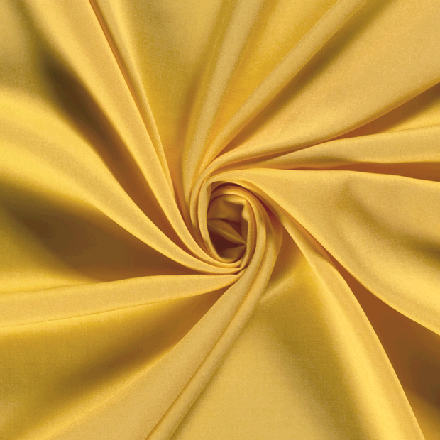 Viscose Poplin fabric Unicolour Yellow