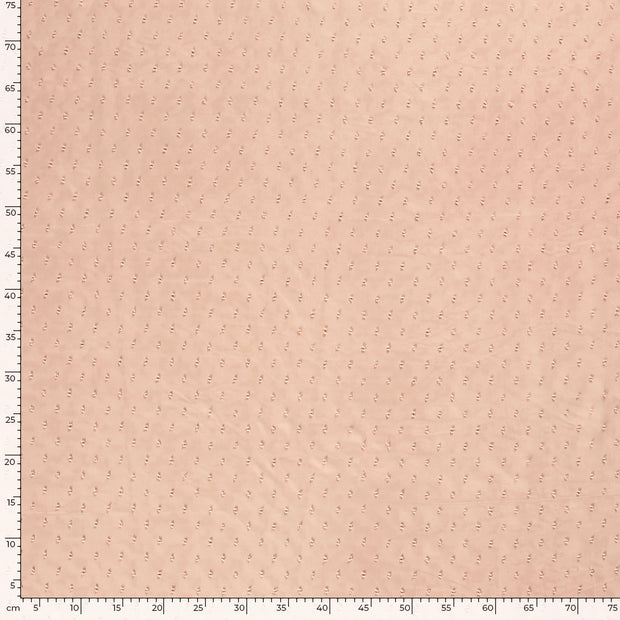 Chiffon fabric Unicolour Old Pink