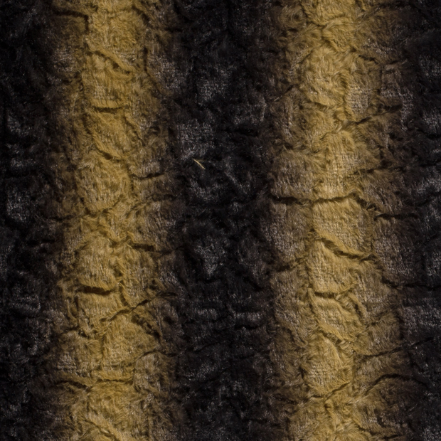 Fake Fur fabric Abstract Brown