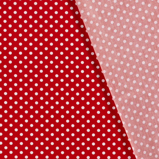 Cotton Poplin fabric Dots printed 