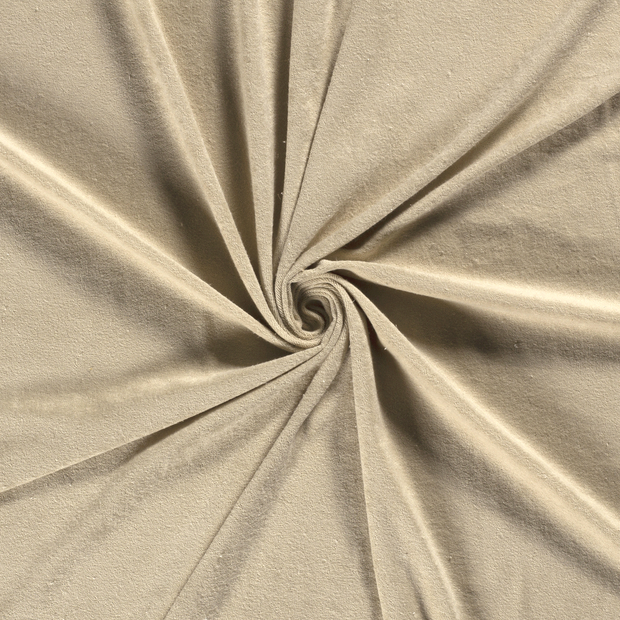 Stretch terry fabric Ivory 