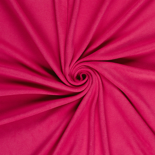 Microfleece tissu Fuchsia brossé 