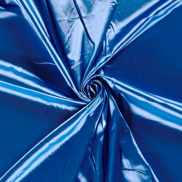 Satin Extensible tissu Cobalt 