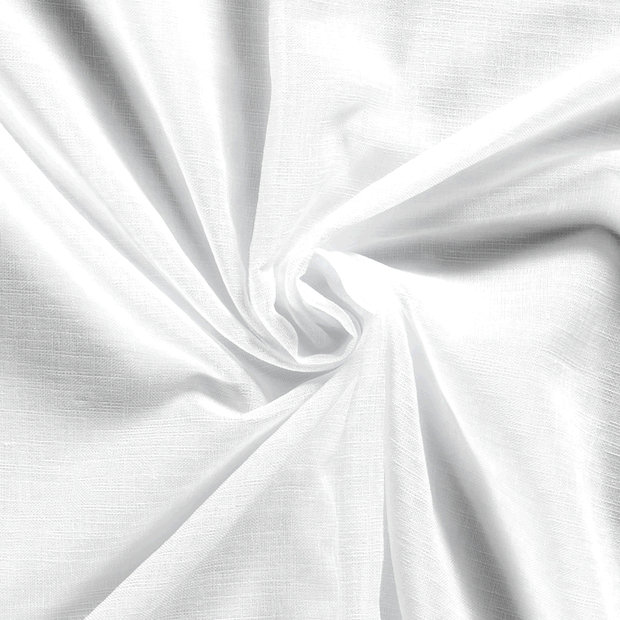 Inbetween fabric Unicolour Optical White